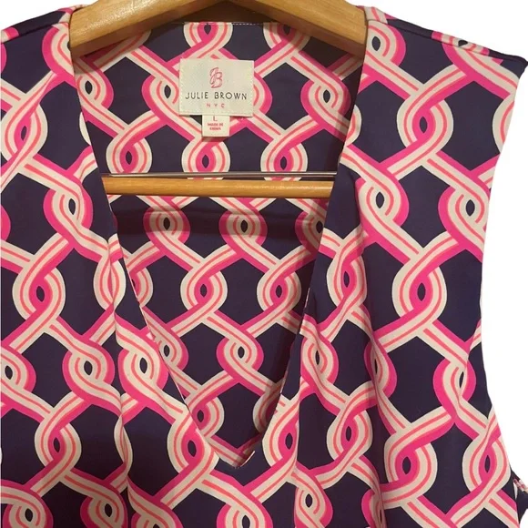 JB Julie Brown Dress Size L - Picture 3 of 7